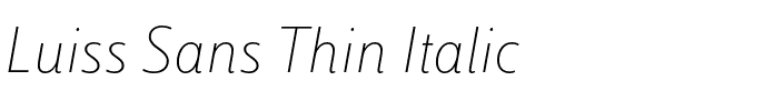 Luiss Sans Thin Italic.otf