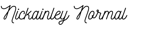 Nickainley Normal.otf