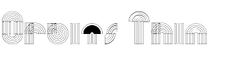 Orbits Thin.otf