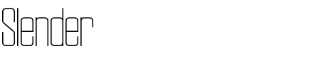Slender.otf