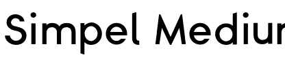 Simpel Medium.otf