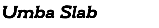 Umba Slab.otf