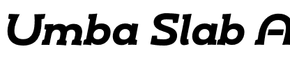 Umba Slab Alt.otf