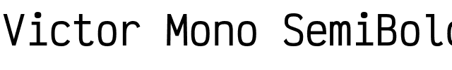 Victor Mono SemiBold.otf