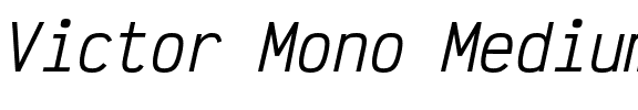 Victor Mono Medium.otf