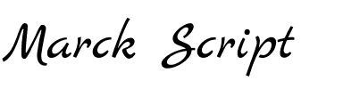 Marck Script.ttf