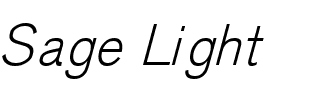 Sage Light.ttf