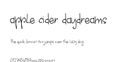 apple cider daydreams