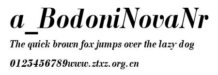 a_BodoniNovaNr