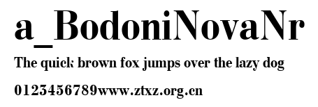 a_BodoniNovaNr