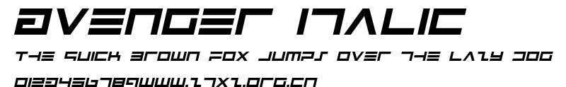 Avenger Italic