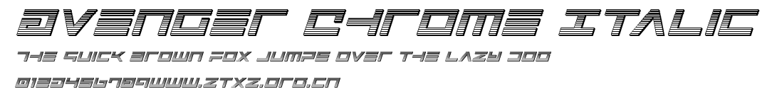 Avenger Chrome Italic