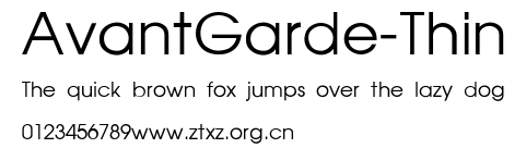 AvantGarde-Thin