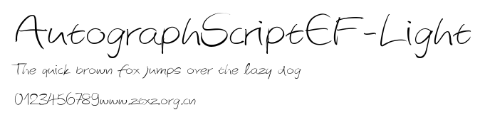 AutographScriptEF-Light