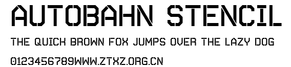 Autobahn Stencil