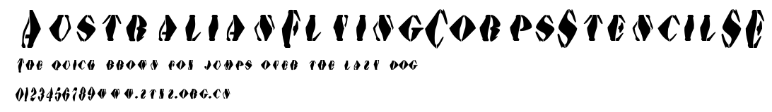 AustralianFlyingCorpsStencilSE