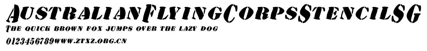 AustralianFlyingCorpsStencilSG