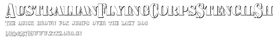 AustralianFlyingCorpsStencilSh