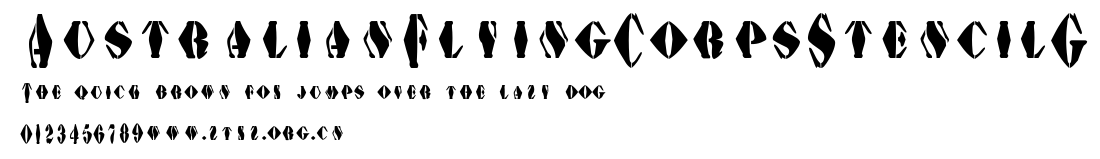 AustralianFlyingCorpsStencilG