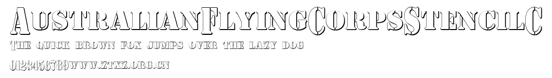 AustralianFlyingCorpsStencilC