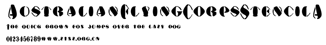 AustralianFlyingCorpsStencilA