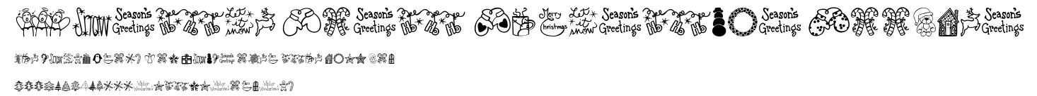 Austie Bost Christmas Doodles