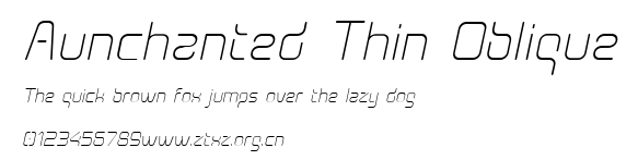 Aunchanted Thin Oblique