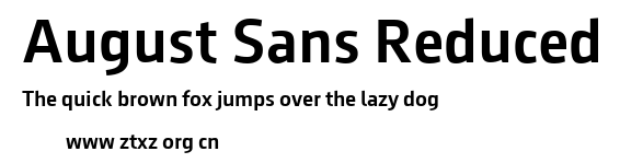 August Sans Reduced
