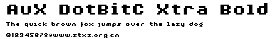 AuX DotBitC Xtra Bold