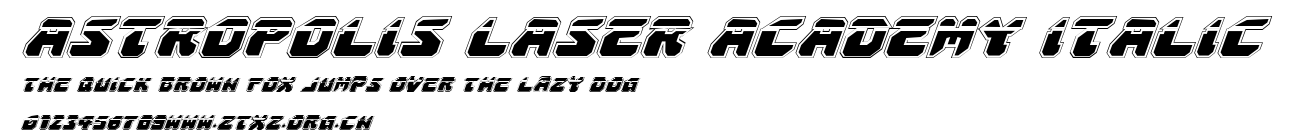 Astropolis Laser Academy Italic