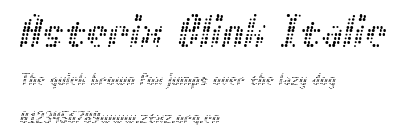 Asterix Blink Italic