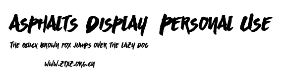 Asphalts Display (Personal Use)