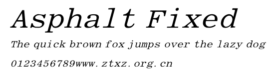 Asphalt Fixed