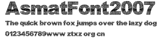 AsmatFont2007