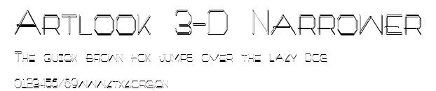 Artlook 3-D Narrower