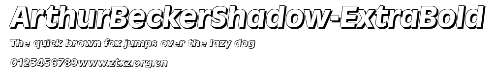 ArthurBeckerShadow-ExtraBold
