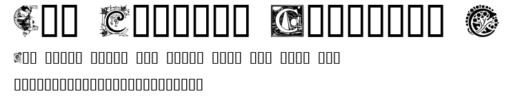 Art Nouveau Initials C