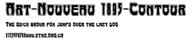 Art-Nouveau 1895-Contour