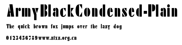 ArmyBlackCondensed-Plain