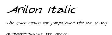 Arilon Italic