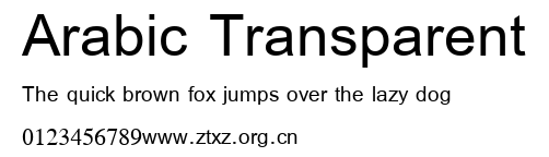 Arabic Transparent
