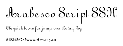 Arabesco Script SSK