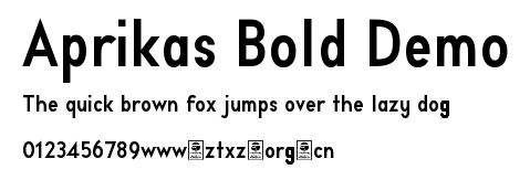 Aprikas Bold Demo