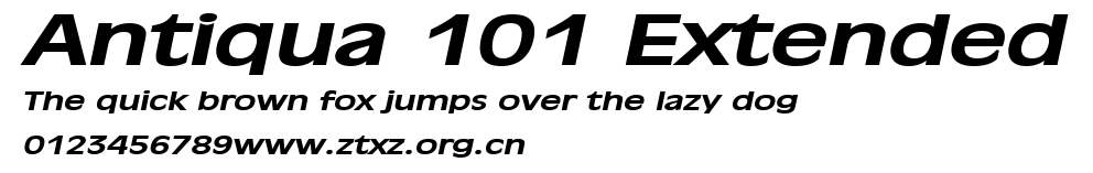 Antiqua 101 Extended