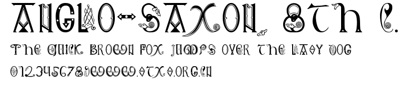 Anglo-Saxon, 8th c.