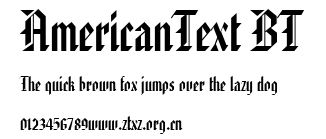 AmericanText BT