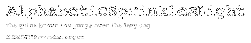 AlphabeticSprinklesLight