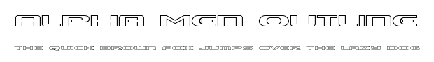 Alpha Men Outline