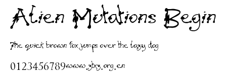 Alien Mutations Begin