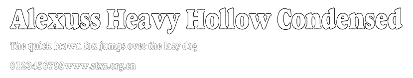 Alexuss Heavy Hollow Condensed